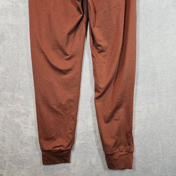Vuori Mens Brown Jogger Sweatpants With Drawstring Waist & Zipper Pockets - Picture 8 of 13